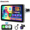 10 Zoll Carplay 1DIN Android 13 Autoradio GPS Navi FM Drehbarer Bildschirm 4+64G