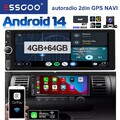 DAB 1Din 6.9" Autoradio Touchscreen Wireless Apple/Android CarPlay Bluetooth USB