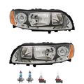 Scheinwerfer Set grau inkl. OSRAM Lampen H7 H9 für Volvo V70 II P80_ SW S60 I
