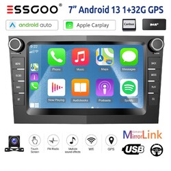 Autoradio Android 13 DAB+ KAM Carplay Für Opel Corsa D Vectra Vivara Zafira GPS