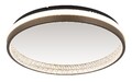 GLOBO Lighting Deckenleuchte LED MATTEO DH 39.70x6 cm schwarz Deckenlampe
