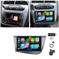 2+64GB Carplay Autoradio Für Seat Leon MK2 1P1 2005-2012 Android 15 FM DAB+ KAM