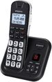 Emporia GD61AB Senioren Schnurlos DECT Telefon mit Anrufbeantworter Schwarz