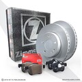 Zimmermann Bremsscheiben + Beläge für OPEL Combo Corsa C Meriva A Tigra B vorne