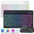 Für Samsung Galaxy Tab S10 FE S9 S8 S7 A9+ A8 A7 QWERTZ Beleuchtet Tastatur Maus