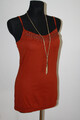 Neu ESPRIT Top Bluse Shirt Damentop Sommershirt Cognac Longtop Gr.  M / 38
