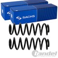 2X SACHS FAHRWERKSFEDERN HINTEN PASSEND FÜR AUDI A3 SEAT LEON LINKS+RECHTS