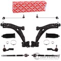 2x FEBI QUERLENKER SPURSTANGE KOPPELSTANGE VORDERACHSE passend für FORD FOCUS 2