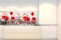 Küchenrückwand Selbstklebend Fliesenspiegel Deko Folie Spritzschutz Mohnblumen