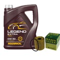 MANN-FILTER Ölfilter 5 L MANNOL Legend Extra 0W-30 für Peugeot 207 CC WD_ 1.6