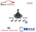 TRAGGELENK FÜHRUNGSGELENK MEYLE 11-16 010 0004 2PCS I FÜR PEUGEOT BOXER