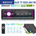 DAB+ Autoradio Bluetooth SD USB FM AuxIN Fernbedienung DAB Antenne 1 DIN TF AM