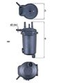 MAHLE KL 632D Kraftstofffilter passend für NISSAN RENAULT SUZUKI