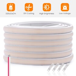 Neon COB LED Streifen Stripe Band Wasserdicht Lichtband Lichterkette Inn/Außen