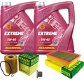 MANN Inspektionspaket 10 L MANNOL Extreme 5W-40 für BMW 7er 730i Li 740d