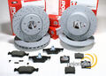 Zimmermann Sport Bremsen Ø 288 mm + Ø 278 mm vorne hinten für Mercedes SLK R170