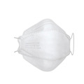 10 / 100 FFP2 Fisch Maske 4D Mundschutz Atemschutz Mundmaske Schwarz Weiß Blau