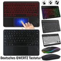 QWERTZ Bluetooth Tastatur Maus Für Huawei MatePad Pro 11/SE T10S M6 M5 X8 V7 V6