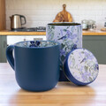 Teetasse mit Teedose Set - Exklusive Porzellantasse mit passender Teedose
