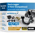 ANHÄNGERKUPPLUNG für Dacia Jogger ab 22 abnehmbar BRINK +7pol E-Satz ECS