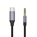 USB-C Aux Kabel 3,5 mm Klinkenkabel Audio Kopfhörer Adapter für Samsung + iPhone