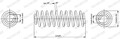 1x MONROE Fahrwerksfeder SP3542 für 850 V70 S70 C70 854 VOLVO 874 1 875 876 873
