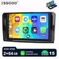Android 13 2+64G Autoradio GPS Carplay Für Mercedes Benz ML/GL Klasse W164 X164