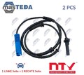HCA-BM-038 ABS SENSOR DREHZAHLFÜHLER HINTEN NTY 2PCS NEU OE QUALITÄT