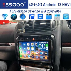 Autoradio Für Porsche Cayenne 9PA 2002-2010 Android 13 GPS Sat Navi WIFI Carplay