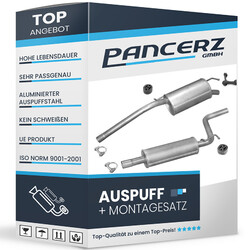 Auspuffanlage für VW Caddy III 1.4 2004-2010