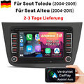 Carplay Für VW Seat Toledo Altea 7" Android 12 Autoradio GPS NAV WIFI DAB+ 1+32G