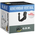 Für MB C-Klasse Coupe W205 ab 18 Anhängerkupplung vert abnehmbar von GDW mit ABE