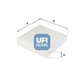 UFI 53.256.00 Filter, Innenraumluft für DACIA LADA  passend für NISSAN RENAULT