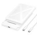 IDsonix 2,5 Zoll Festplattengehäuse 6Gbps USB C Gehäuse für 9.5/7mm SATA SSD HDD