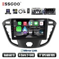 Android 13 2+64G Autoradio DAB+ Carplay GPS Cam für Ford Transit Custom 12-2021