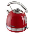 SCHNEIDER SL W 2 FR RETRO Wasserkocher 1,7 Liter Edelstahl SL-W2-FR SLW2FR ROT