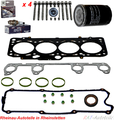 Zylinderkopfdichtungsatz+Zündkerzen AUDI VW SEAT SKODA 1.6 74 Kw AEH,AKL,APF 