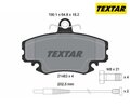 Bremsbelagsatz, Scheibenbremse Q+ TEXTAR 2146304 für Renault