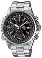 Casio Edifice Herrenuhr Armbanduhr Quarzuhr Chronograph 45mm Wasserdicht silber