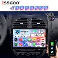 Für PEUGEOT 206 2001-2008 32G Android 13 Apple Carplay 9" Autoradio GPS Navi KAM