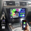 9" DAB+ Carplay Autoradio Android14 BT Für BMW 3er E90 E91 E92 E93 4+64G GPS Kam