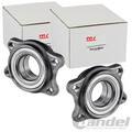 2X NTY RADLAGER-SATZ VORNE BEIDSEITIG PASSEND FÜR AUDI A4 A6 A8 SEAT EXEO VW