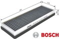 BOSCH 1987431154 Filter für Innenraumluft Innenraumfilter Filter 