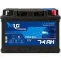 NRG Premium Autobatterie 12V 74Ah ersetzt 68AH 70AH 72AH 75AH 77AH 80AH