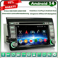 4+64GB Android 14 DVD Autoradio GPS Navi Für Fiat Bravo DAB+CarPlay OBD Wifi IPS