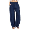 Dress Up or Down Damenhose lockere Passform weites Bein mit stilvollen Funktione