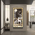 LED Hirsch Wandkunst Rahmen 40*80cm Zuhause, Büro, Hoteldekor mit Aluminiumrahmen
