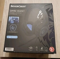 Silvercrest Gaming Headset - Schwarz