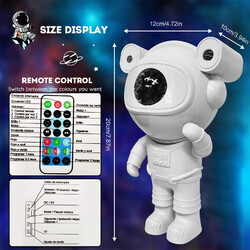 Projektor Sternenhimmel Kinder Galaxy Projektor Astronaut Lampe Starry Nebula