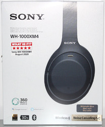 Sony WH-1000XM4 kabelloser Bluetooth Noise Cancelling Kopfhörer - Midnight Blue